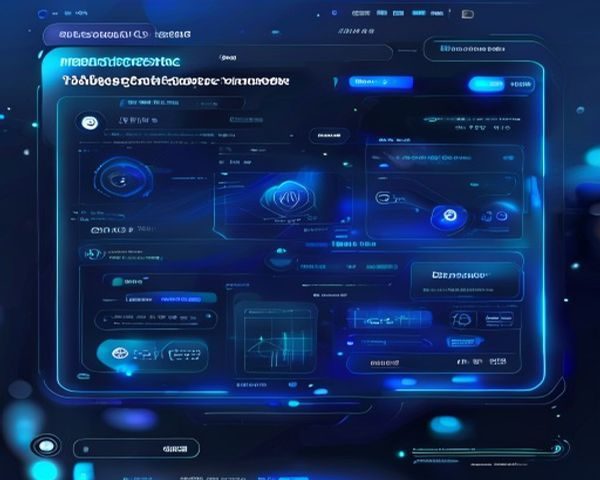 mogu平台2026年最新版本主界面展示，科技蓝配色的现代化数字工作台，用户在流畅的mogu界面中浏览个性化内容与效率工具，光线明亮专业感强